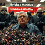 $200.000 değerindeki LEGO Star Wars koleksiyonunun Bricks & Minifigs mağazasından çıkarılışını gösteren dramatik an.