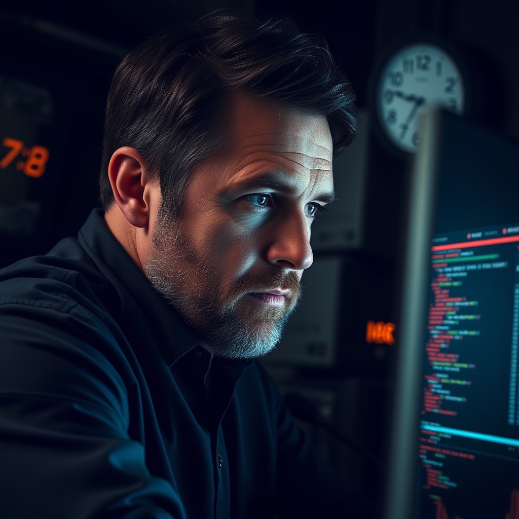 OpenAI eş kurucusu Greg Brockman'ın şirketin 72 saatlik kriz anlarındaki gergin ve odaklanmış görüntüsü.
