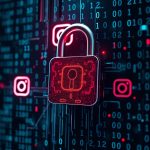 Meta AI sohbet botu kullanılarak Instagram hesaplarının ele geçirilmesini gösteren siber güvenlik temalı görsel.