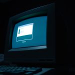 GentleOS/32 çalıştıran vintage 32-bit PC ekran görüntüsü.