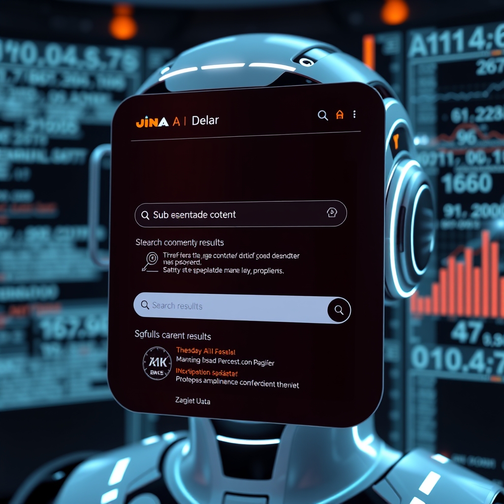 Jina AI Reader arayüzü, web sayfalarını okuma ve arama fonksiyonlarını gösteriyor.