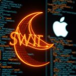 Apple'ın TrueType font yorumlayıcısını C'den Swift'e taşıma projesini gösteren, bellek güvenliği ve performansı vurgulayan bir görsel.