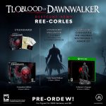 The Blood of Dawnwalker oyununun farklı ön sipariş sürümleri: Standard, Eclipse ve Collector's Edition'lar ile Coen figürü ve bonus zırh seti.